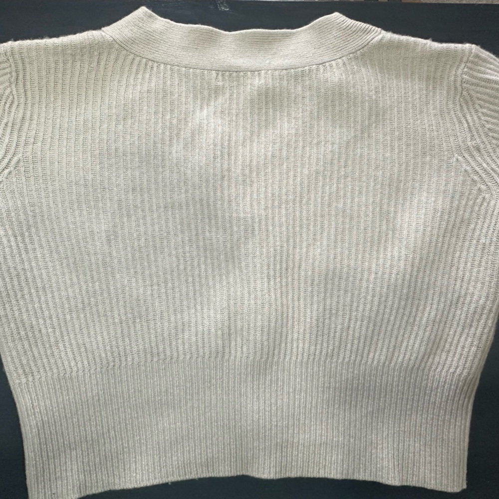 Club Monaco Cream Button-Up Cardigan - Picture 8 of 14